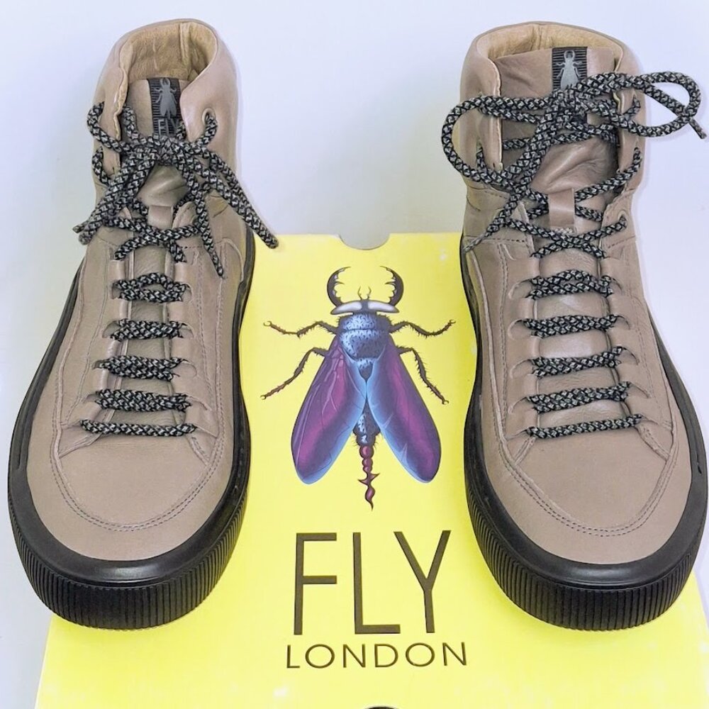 NEW FLY London Samu Men's High-Top Sneaker Fisherman 42 EU/9 US or 10.5 US Women